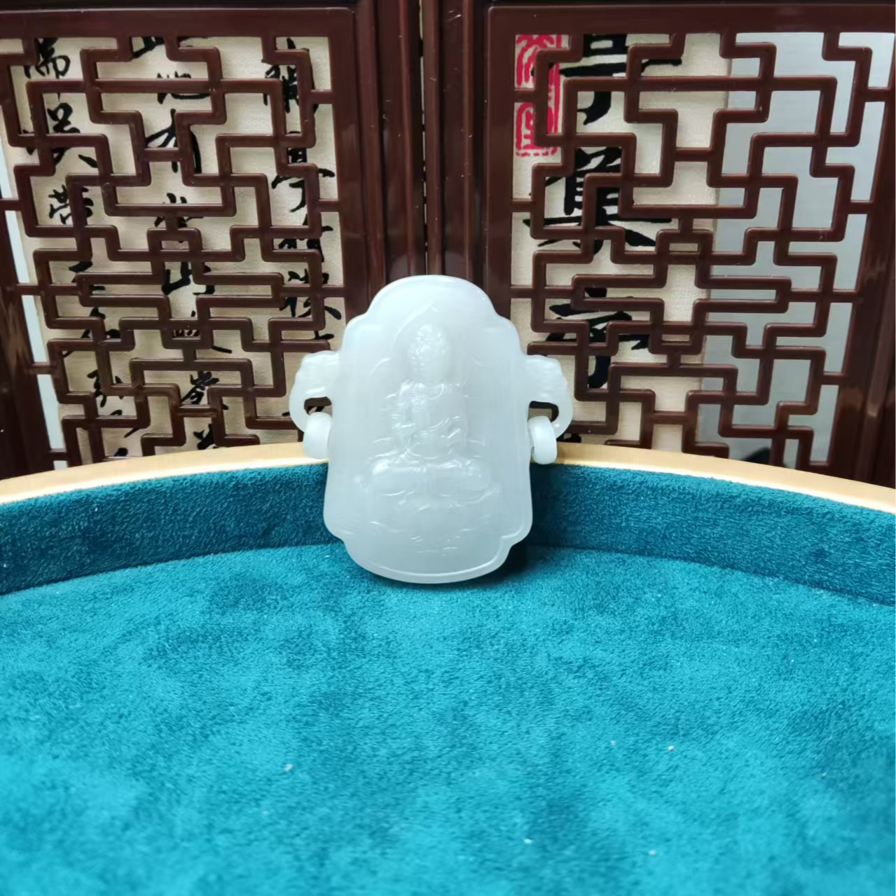 和田玉---观音吊坠