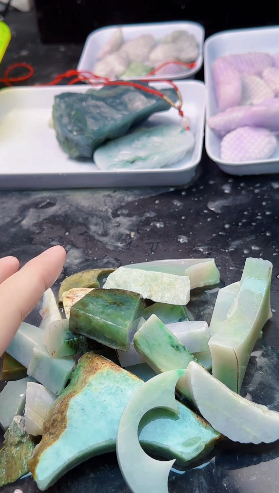 配石翡翠科**鹅119天然A货翡翠