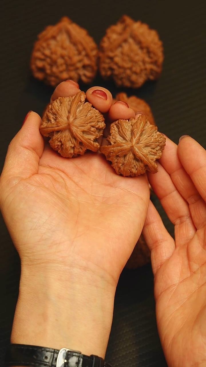 吊坠文玩核桃40 全品麦穗虎头