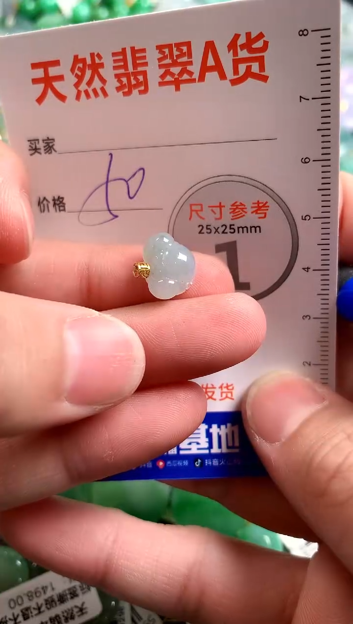 【闪购商品】翡翠颈饰18K金镶嵌13002961