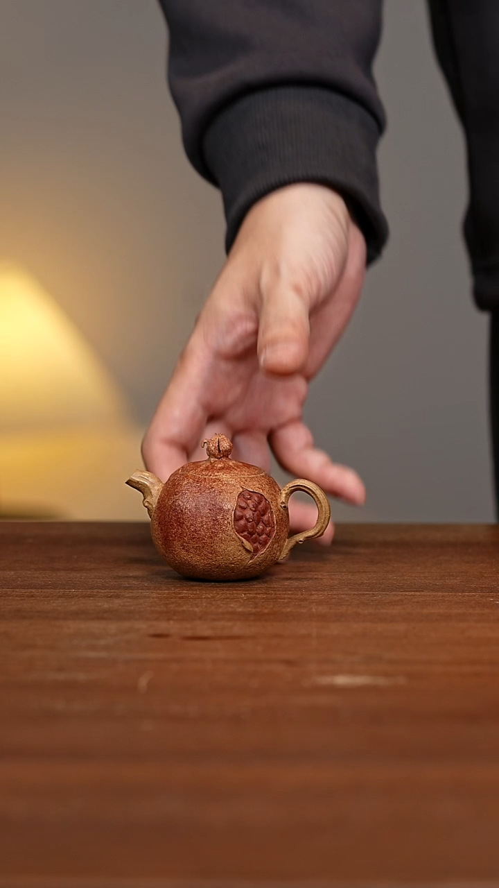 茶壶紫砂甜石榴甜石榴