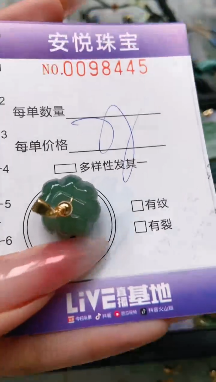 【闪购商品】翡翠颈饰未镶嵌闪购0098445