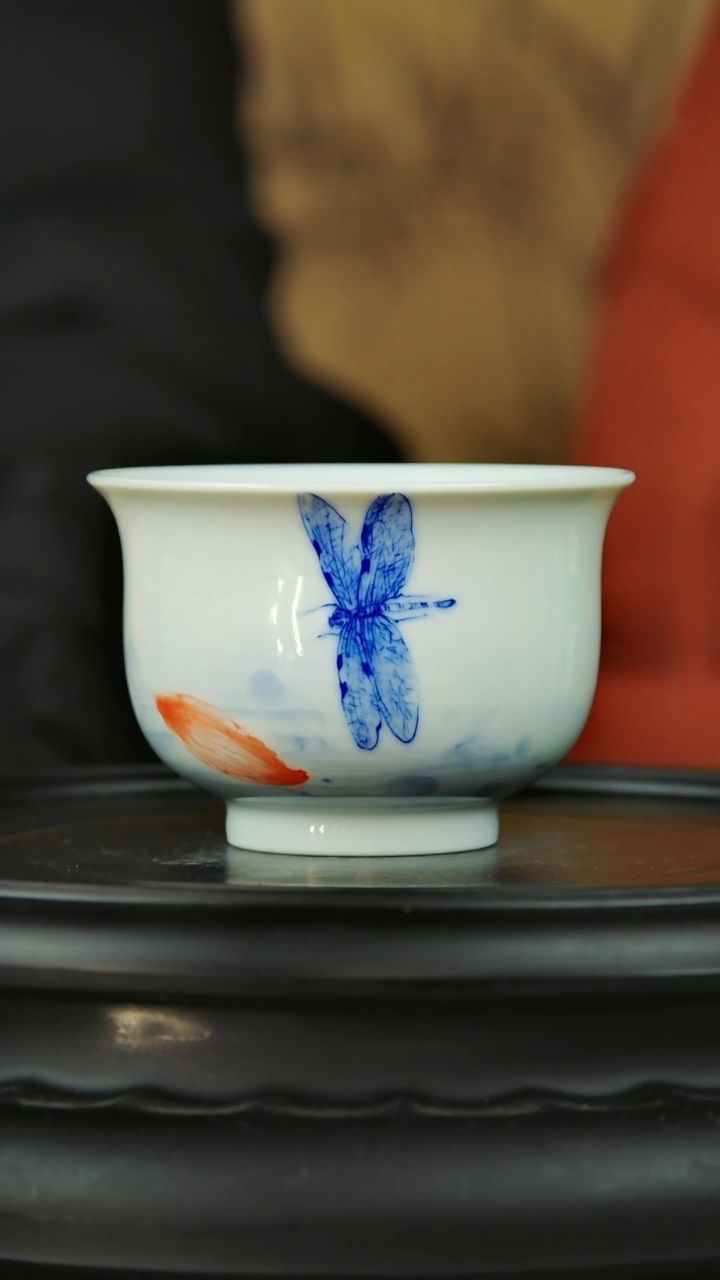 【闪购商品】杯子青堂造物青花花鸟