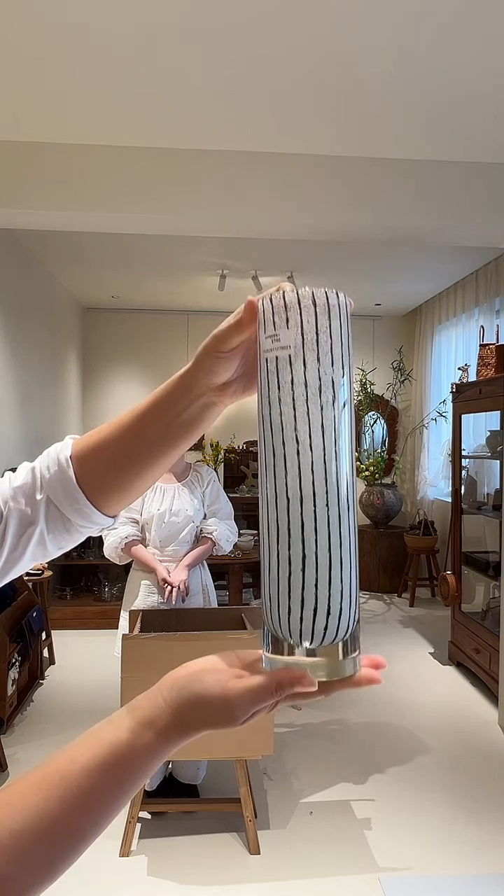 茶道摆件0000琉璃气泡花器福利8023