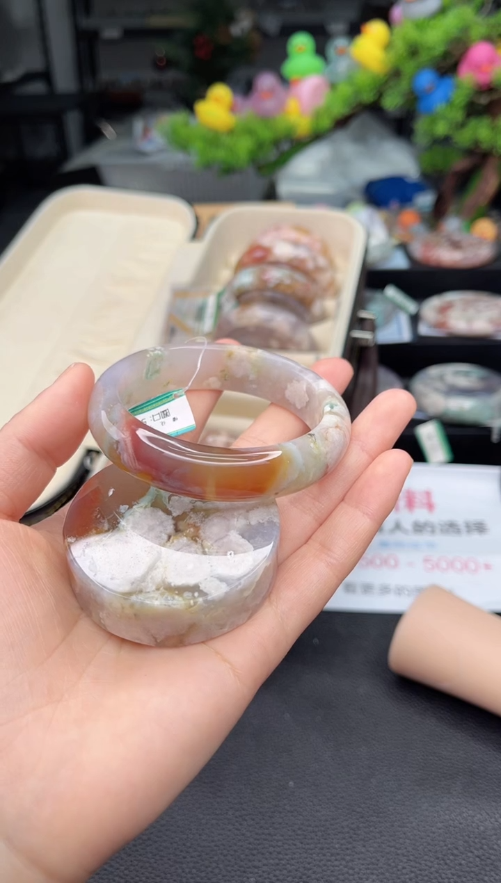 石英质玉未镶嵌手镯58圈口 （赠品镯心）6354138
