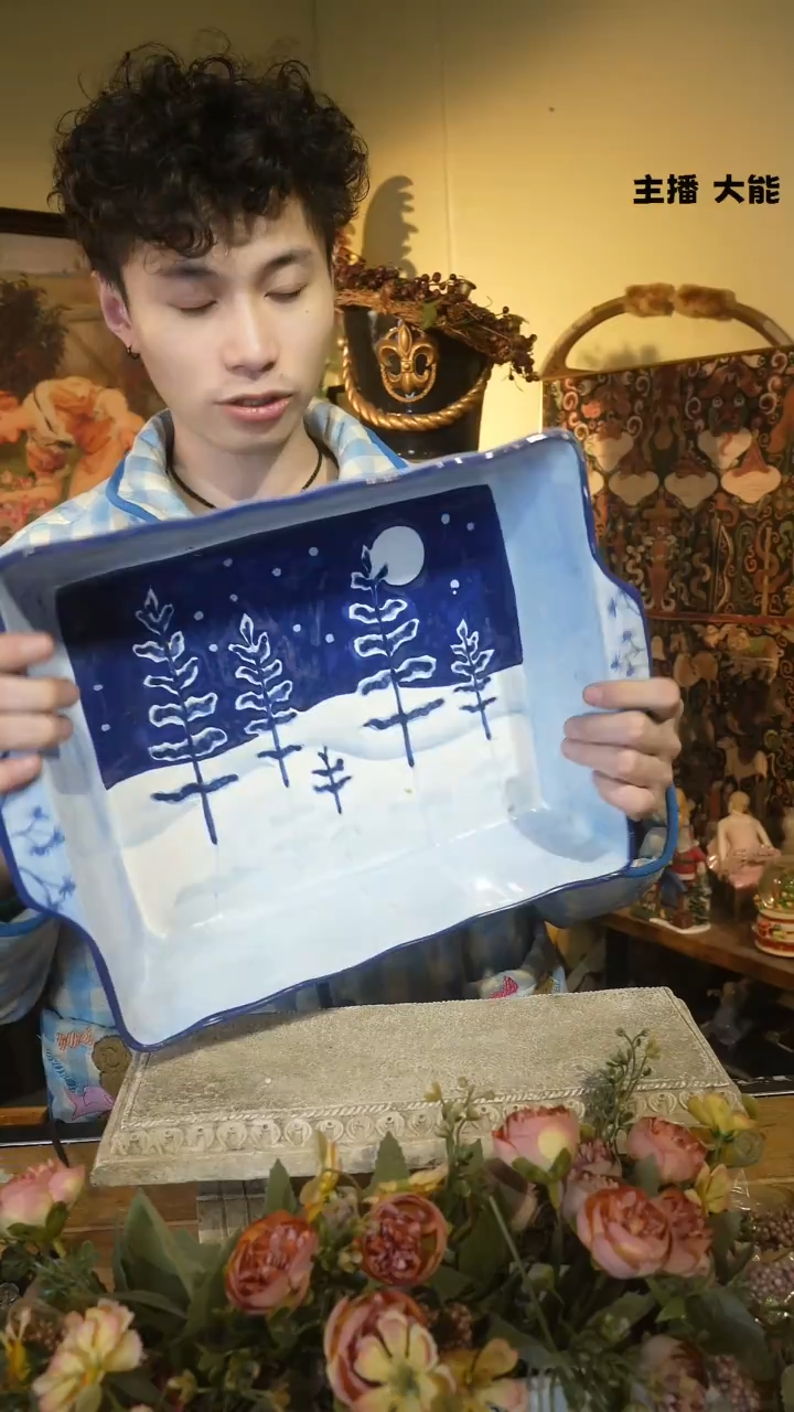 【闪购商品】默认微瑕高端树脂陶瓷摆件W658