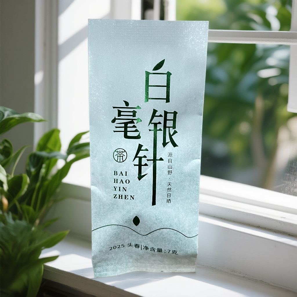 【茶厂直供】2025年头春白毫银针龙珠 云南月光白 全芽头采摘标准