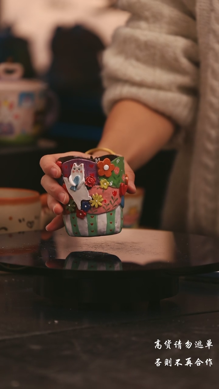 陶瓷景德镇可爱设计师款陶瓷 
