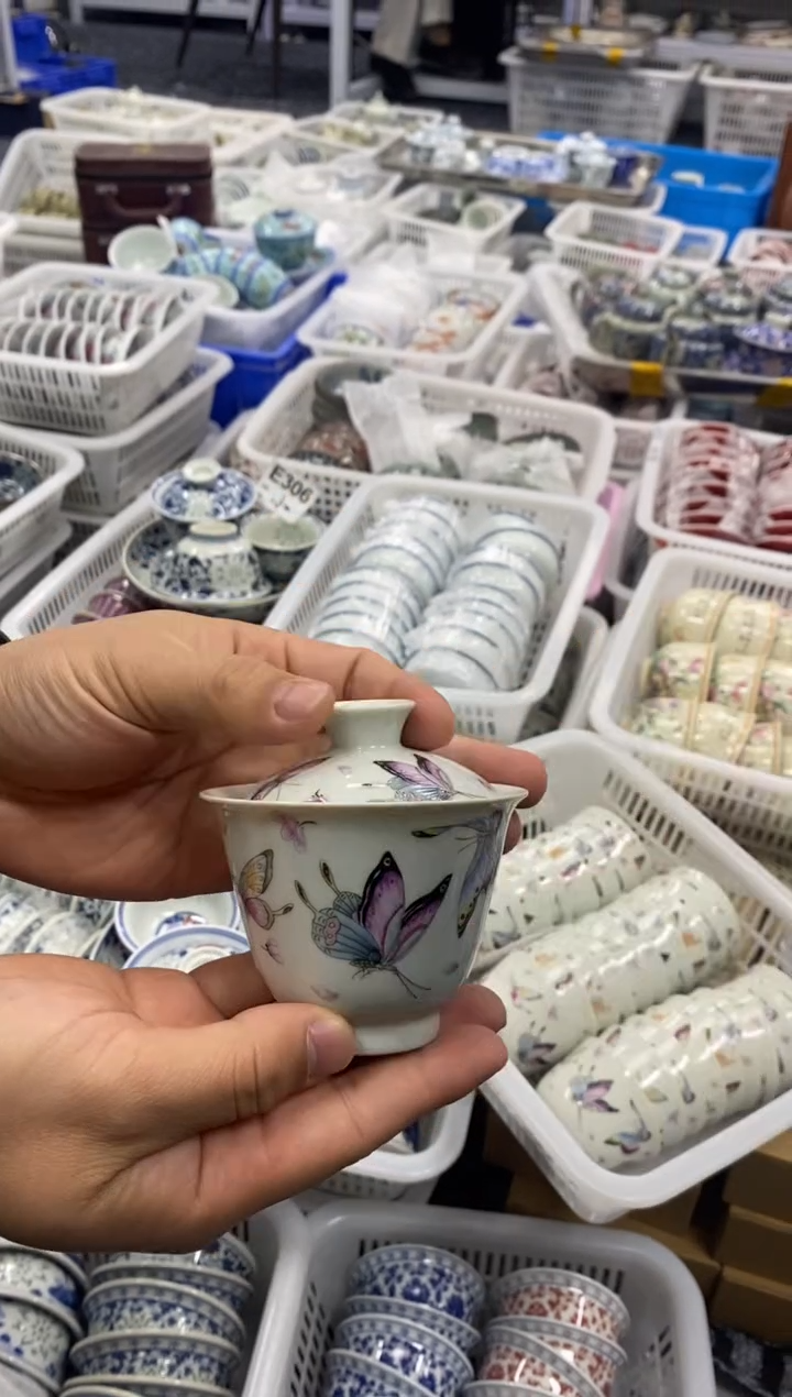 摆件陶景德陶瓷茶具容量约110