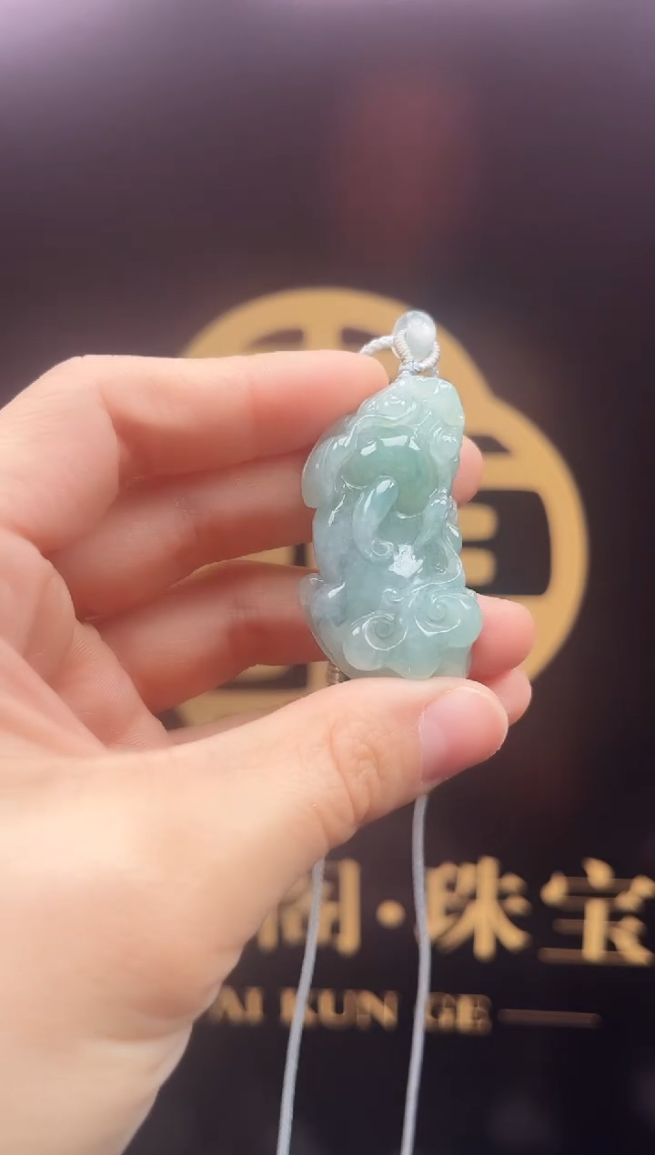 【闪购商品】翡翠颈饰未镶嵌缅甸翡翠貔貅