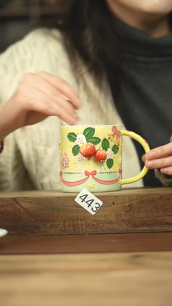 喜喜 设计师 手绘系列 咖啡杯