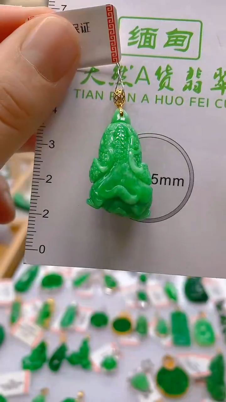 【闪购商品】翡翠颈饰18K金镶嵌新号开播，全场乱卖