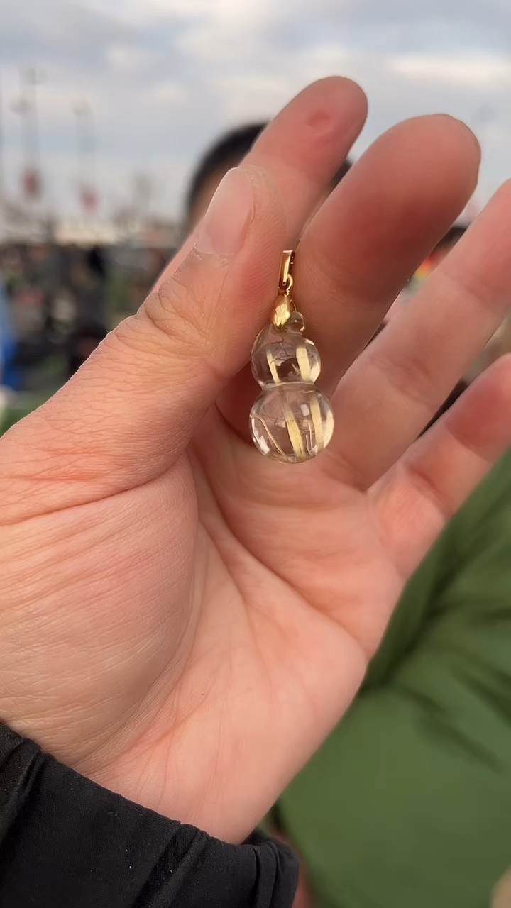 【闪购商品】发晶吊坠(不含链)未镶嵌天然钛晶多样性发一