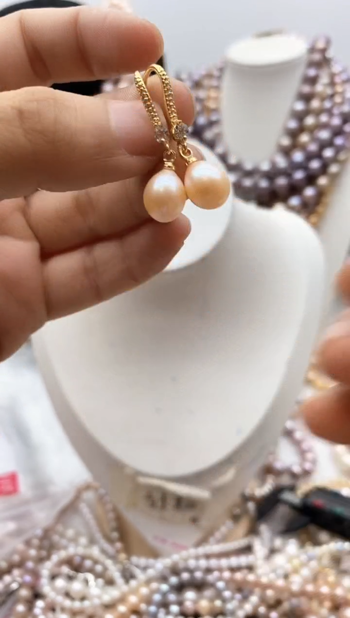 淡水珍珠钛钢颈饰128