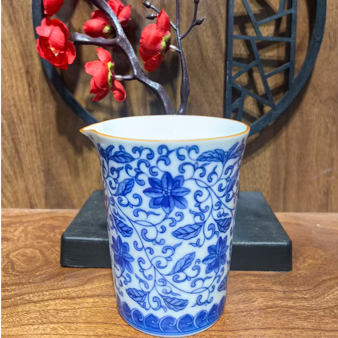 仿古瓷 A440景德镇制陶瓷公道杯一件