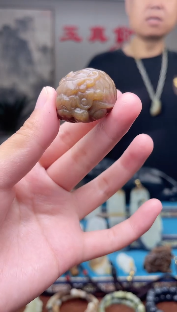 和田玉未镶嵌挂件1