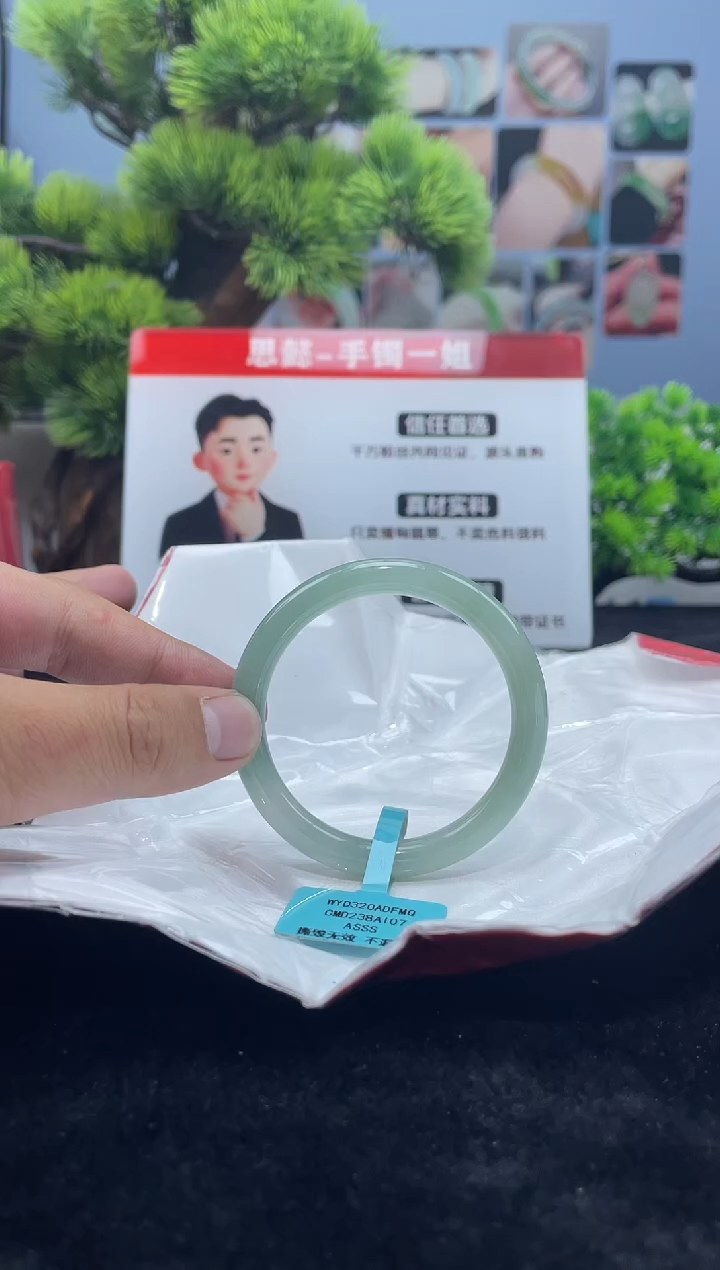 翡翠未镶嵌手镯手镯6