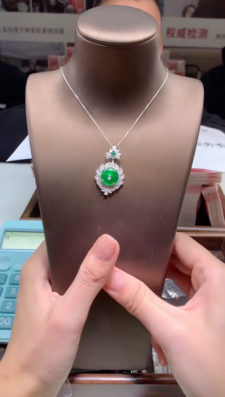 【闪购商品】翡翠颈饰未镶嵌天然A货翡翠-多样性发货