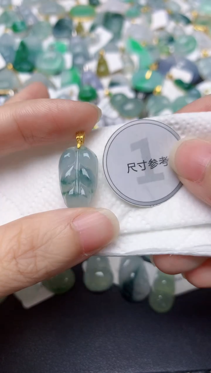 颈饰未镶嵌翡翠天然缅甸A货翡翠