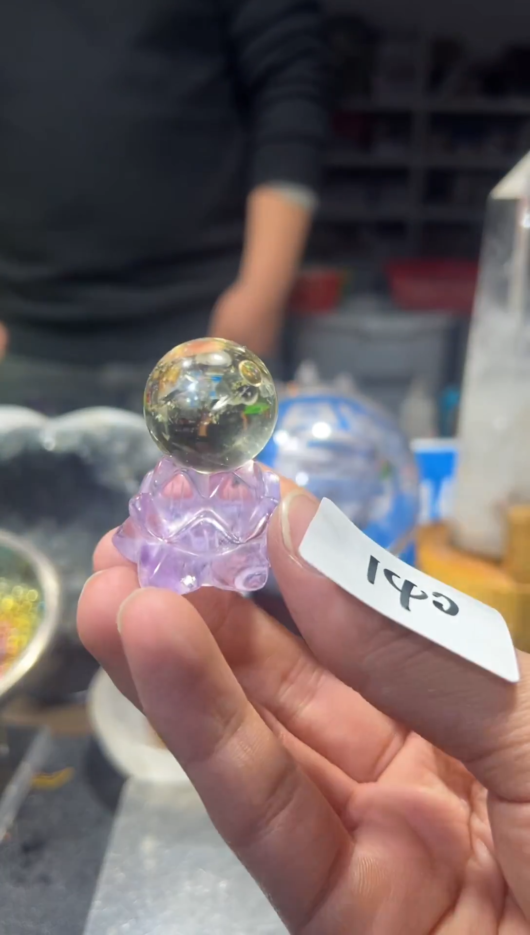 未镶嵌珠宝半成品水晶天然水晶默认微瑕发二140