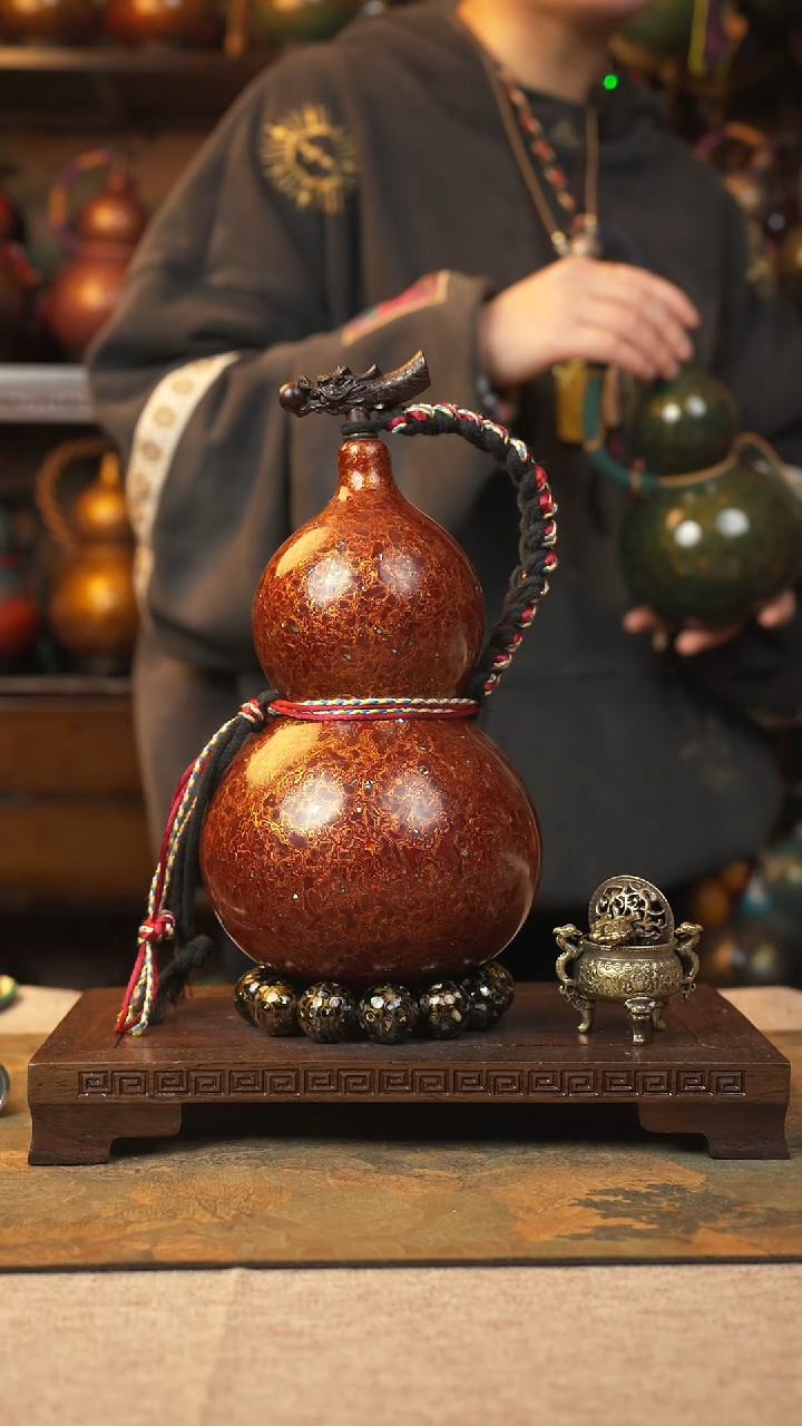 【闪购商品】287大漆葫芦一物一拍记葫堂出品