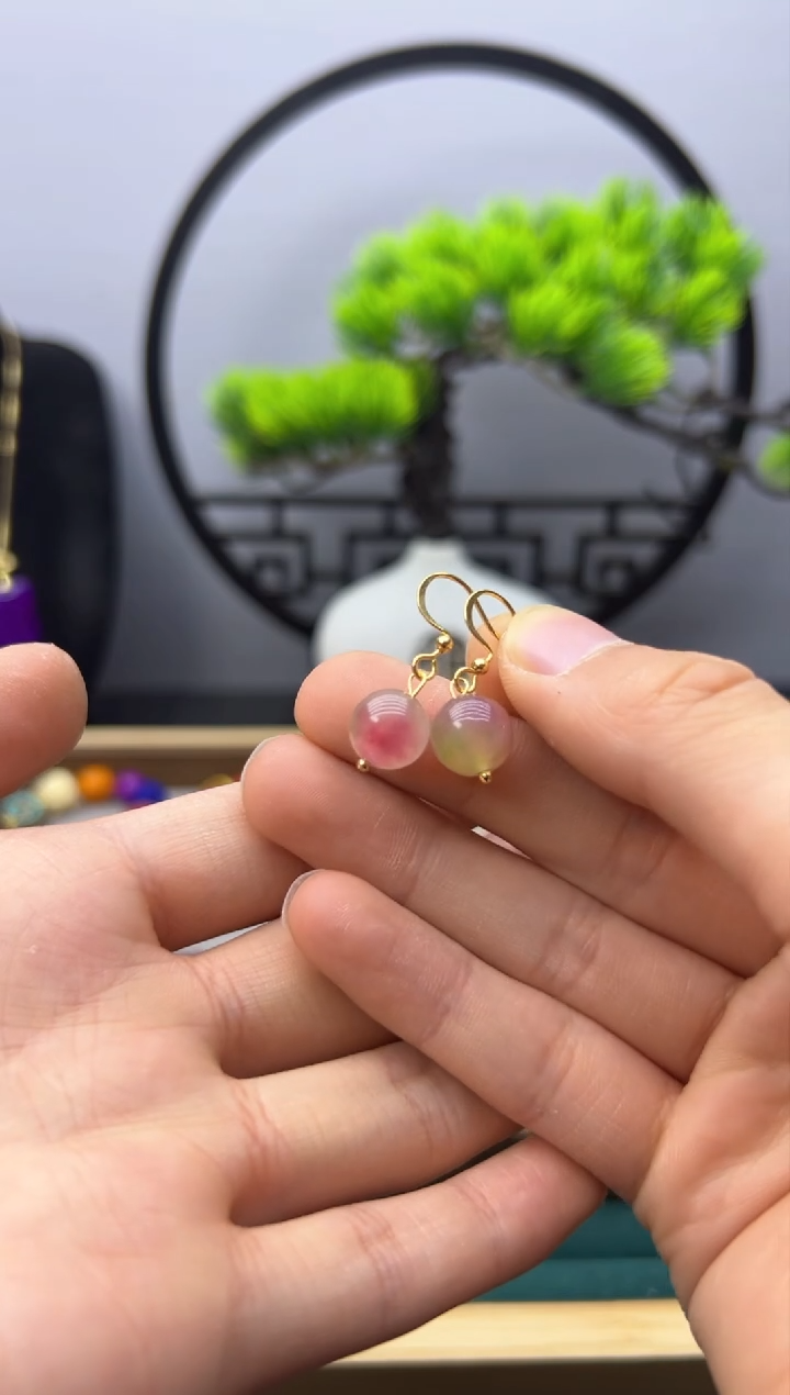 【闪购商品】碧玺颈饰14K金镶嵌E133         