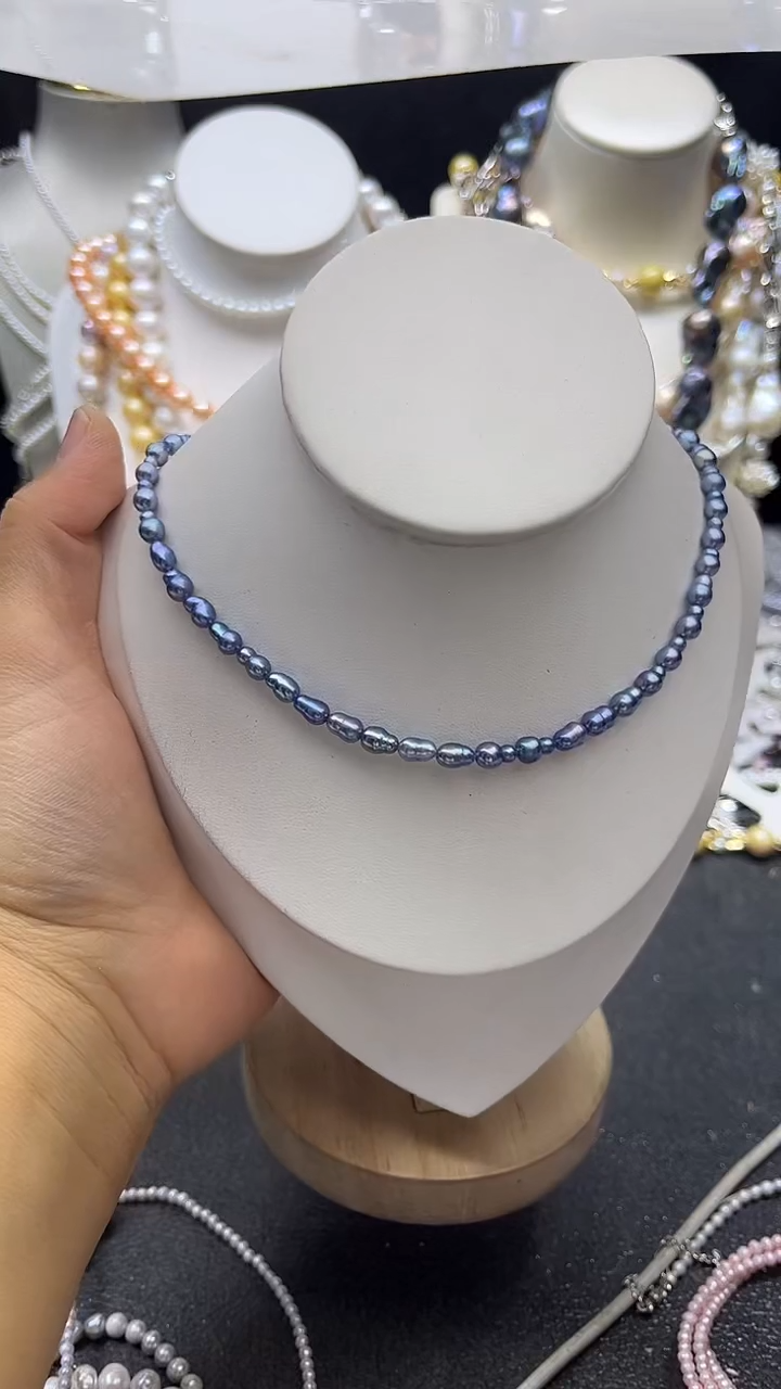 颈饰未镶嵌淡水珍珠多人
