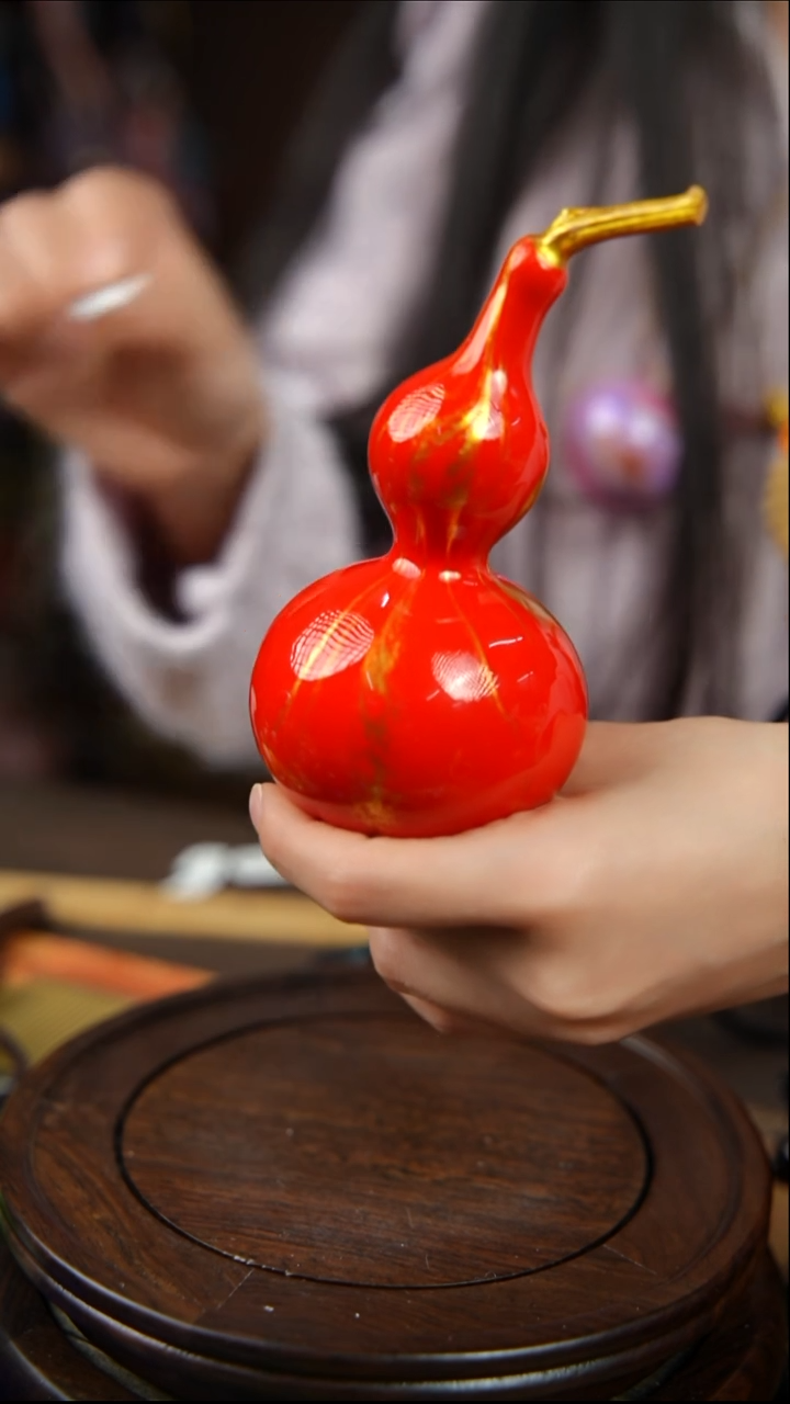 526号漂漆小手捻葫芦