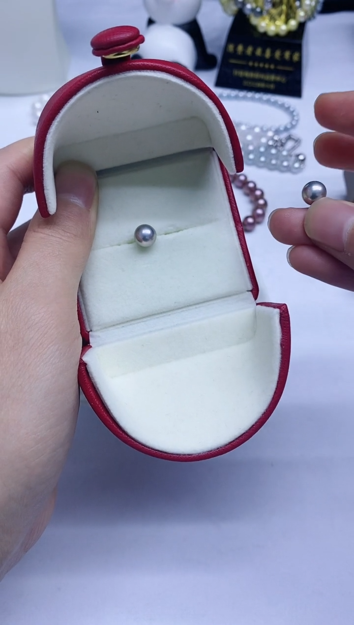 【闪购商品】海水珍珠耳饰银S925镶嵌1