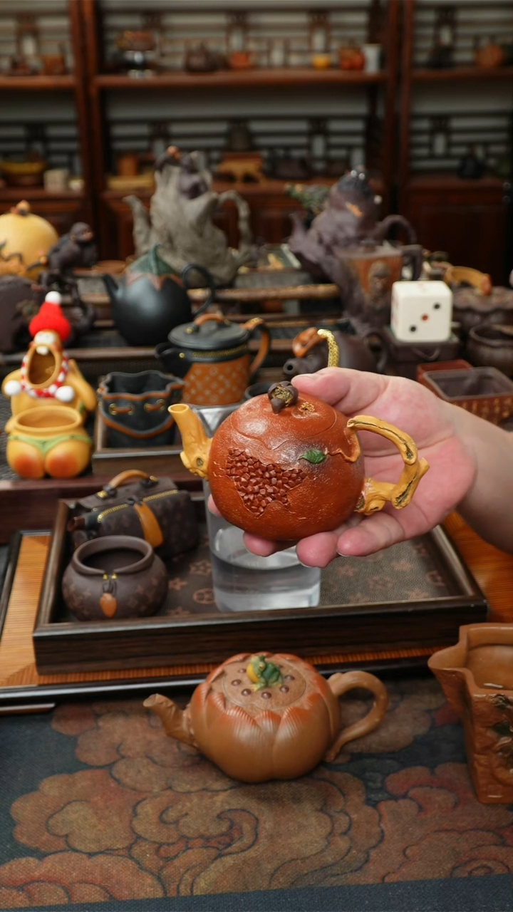 茶壶紫砂石榴壶v和句法结构