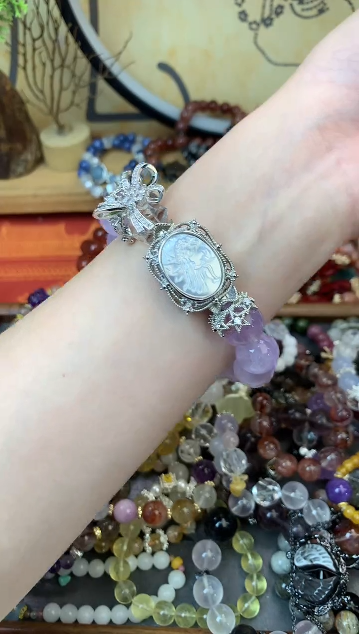 【闪购商品】紫晶手链未镶嵌1370手串