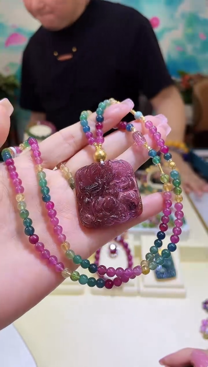 【闪购商品】碧玺手链18K金镶嵌@@ZY50206025