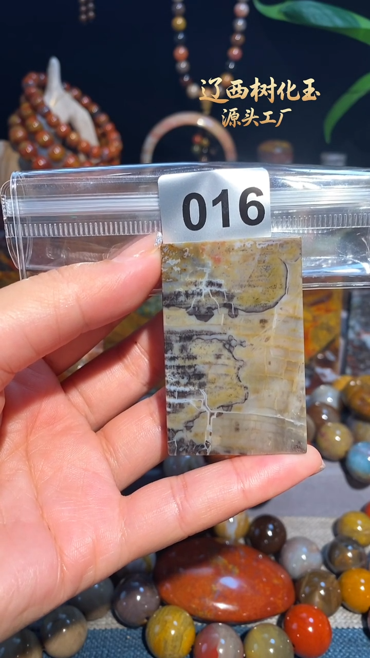 未镶嵌-硅化玉天然北票硅化玉吊坠