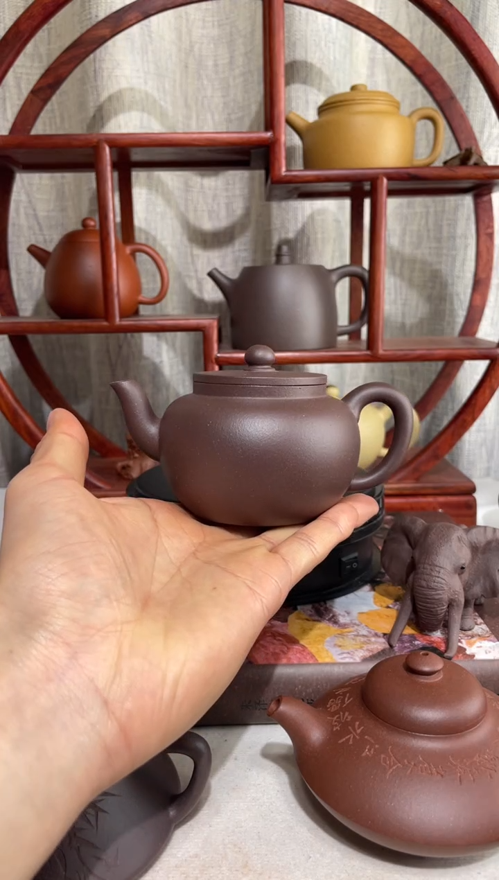【闪购商品】紫砂茶壶台西底槽青平盖莲子180cc