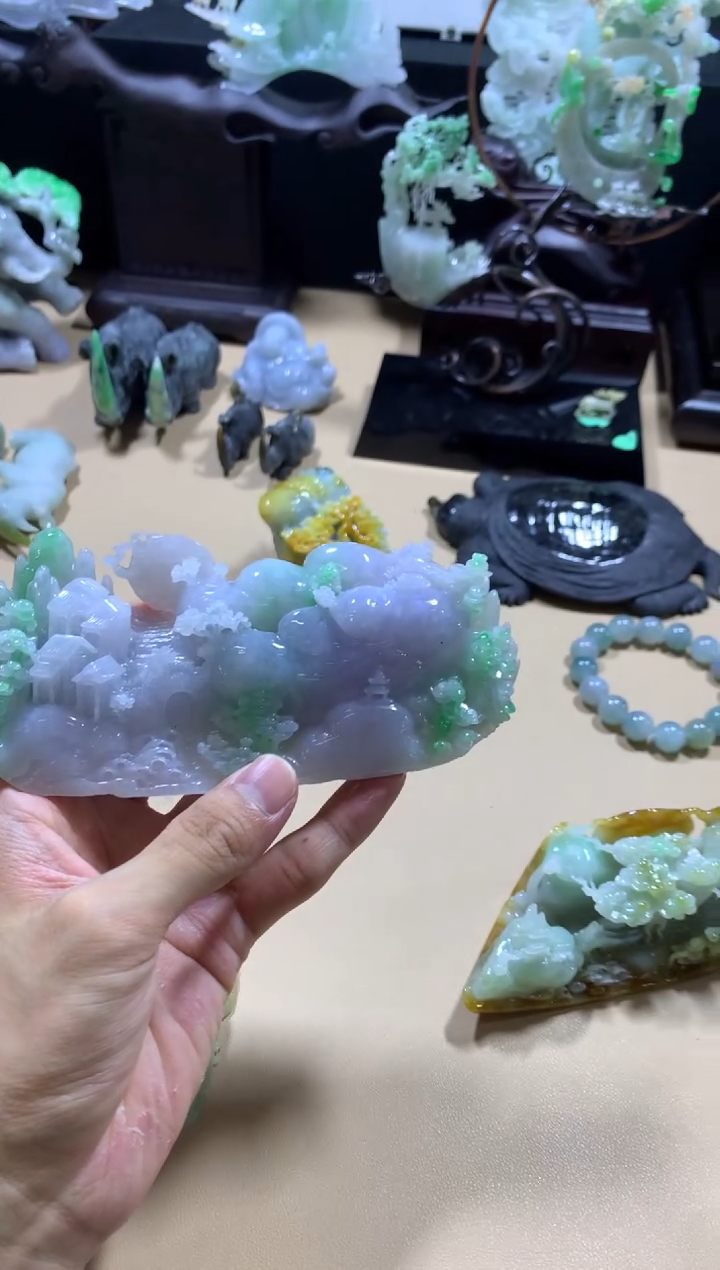 【闪购商品】翡翠未镶嵌挂件翡翠摆件