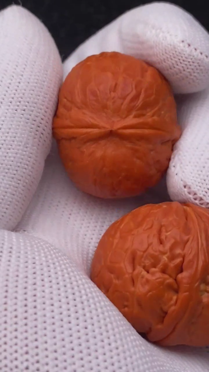 【闪购商品】文玩核桃把件蛇皮元宝38.88