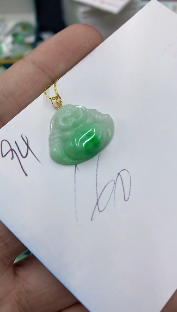 【闪购商品】翡翠颈饰18K金镶嵌号链接1111111