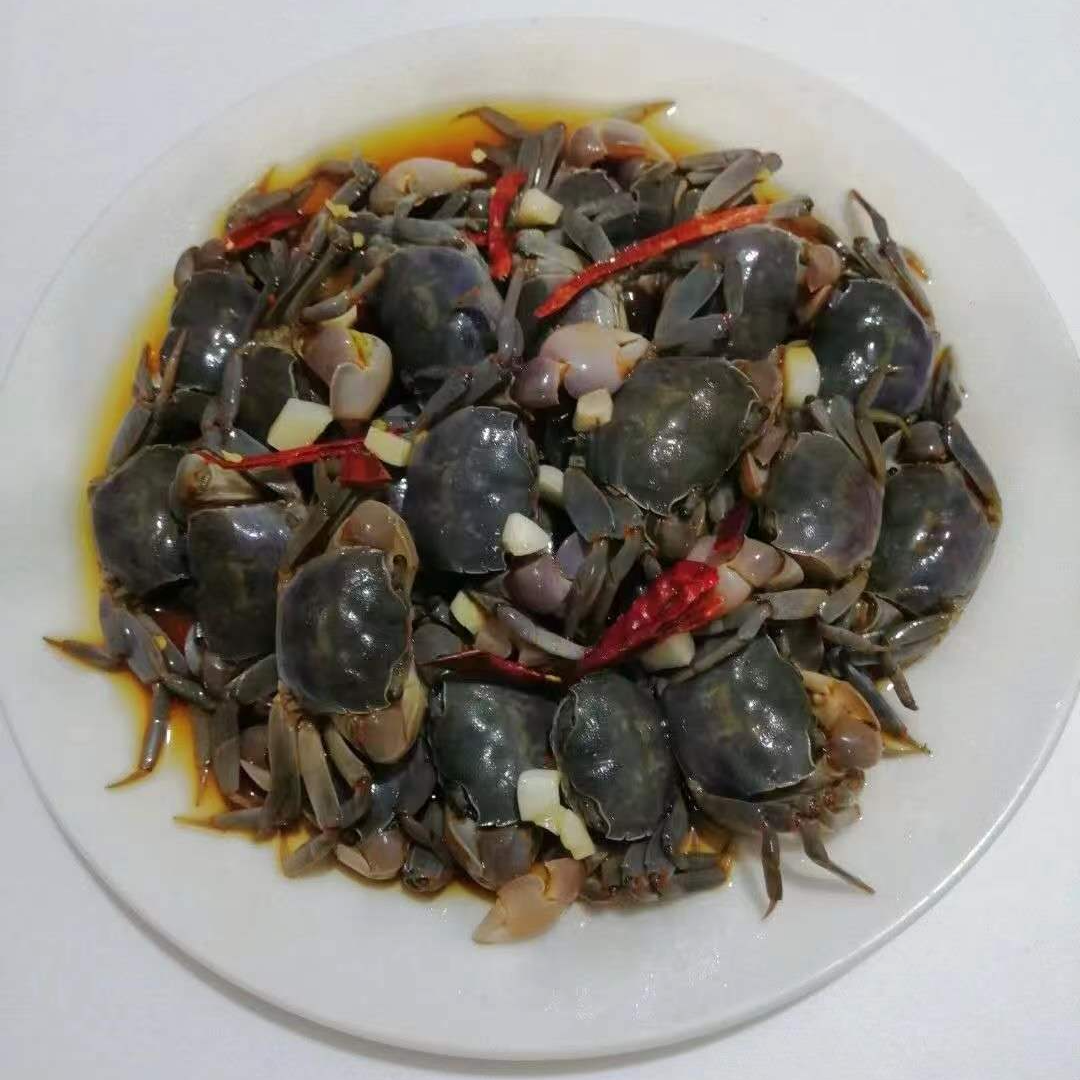 【顺丰包邮】老张泥螺店生呛小黄蟹（冷冻保存）
