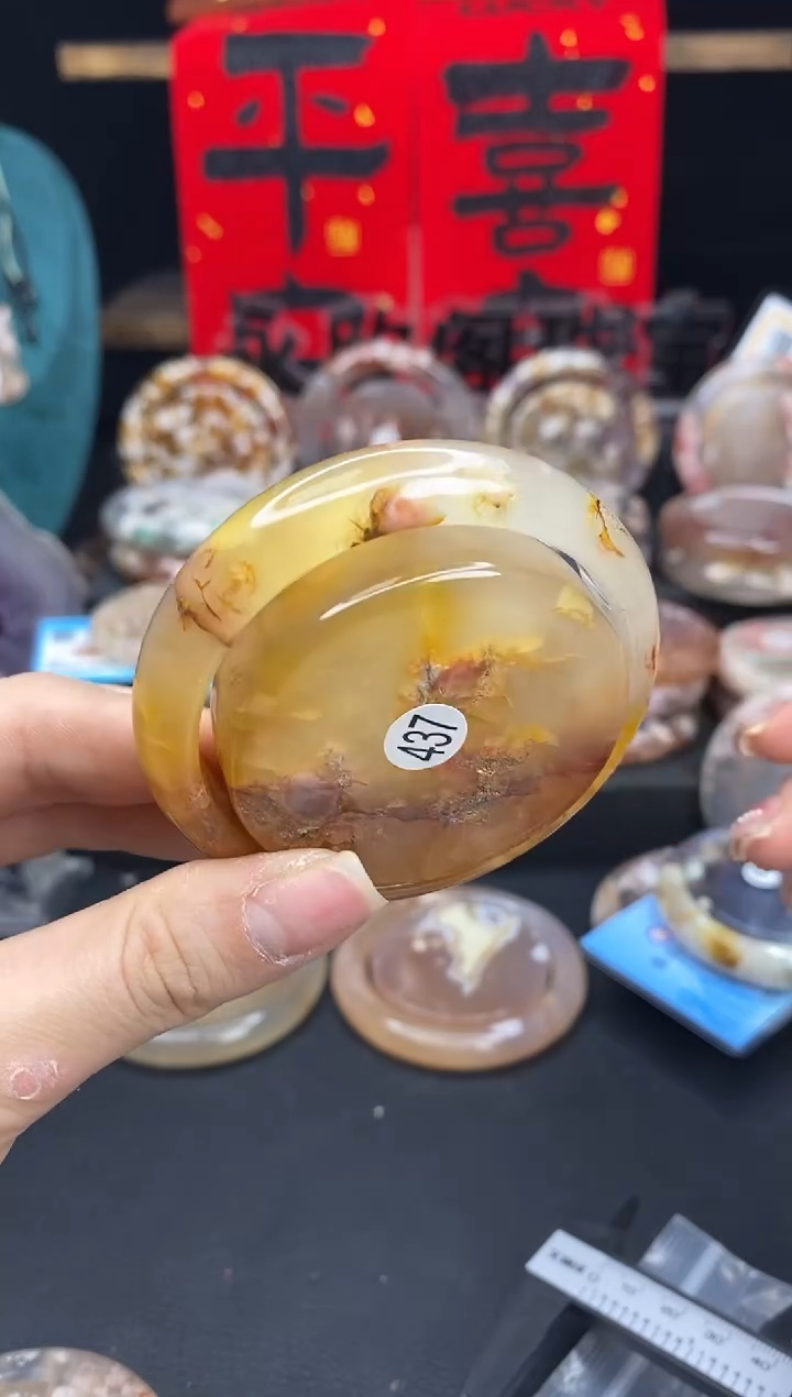 【闪购商品】石英质玉手镯（圆镯）未镶嵌52.9