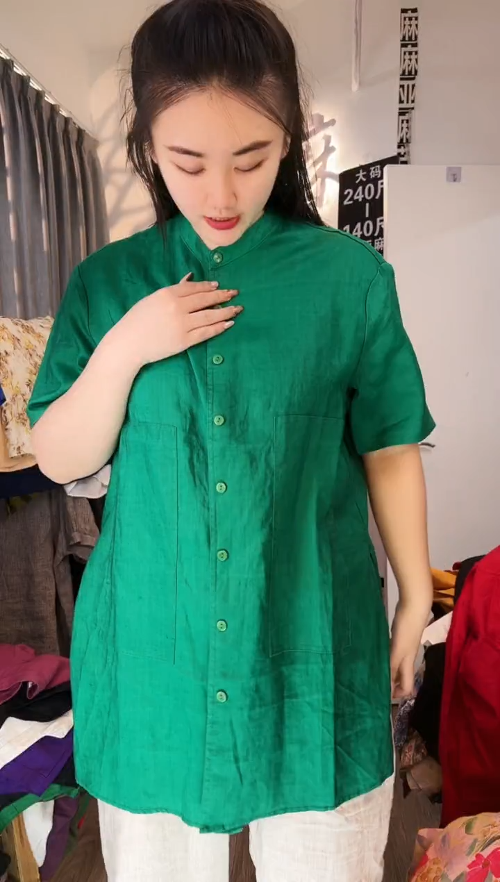 亚麻汉麻苎麻大码女装