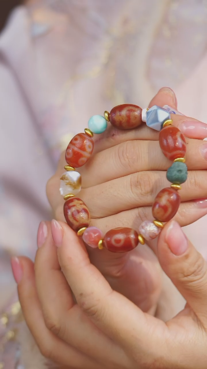 【闪购商品】玛瑙/玉髓手串未镶嵌多样性发一