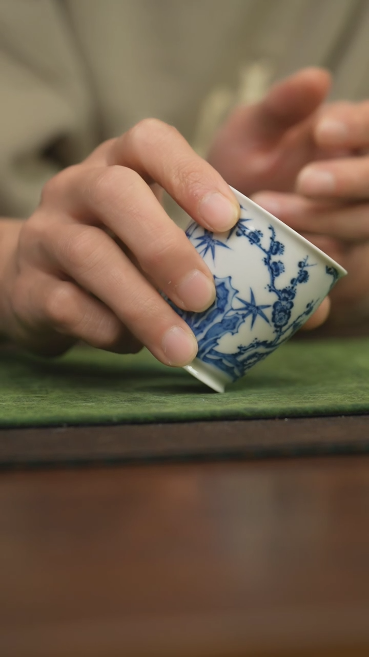 【闪购商品】杯柴窑青花破价福利