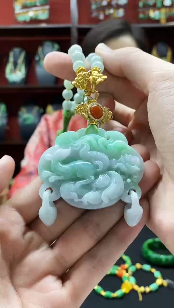 颈饰未镶嵌翡翠翡翠吊坠