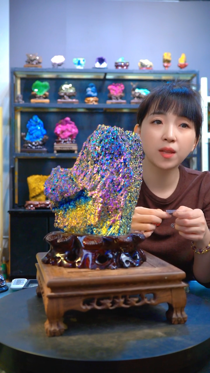 石材精品矿物晶体摆件