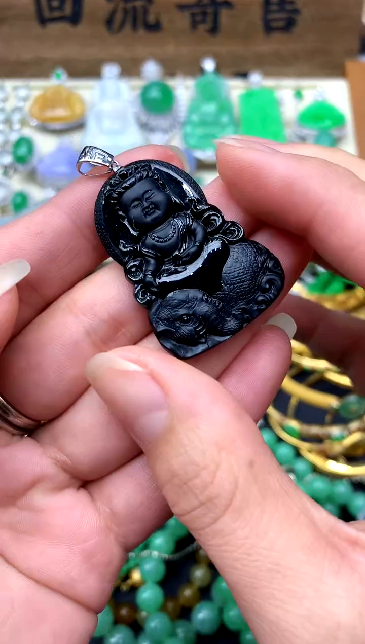 【闪购商品】翡翠颈饰18K金镶嵌413-中国好珍宝