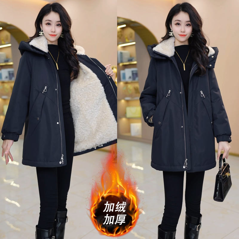 【加绒加厚】派克服时尚大气减龄收腰显瘦M-4XL-29002