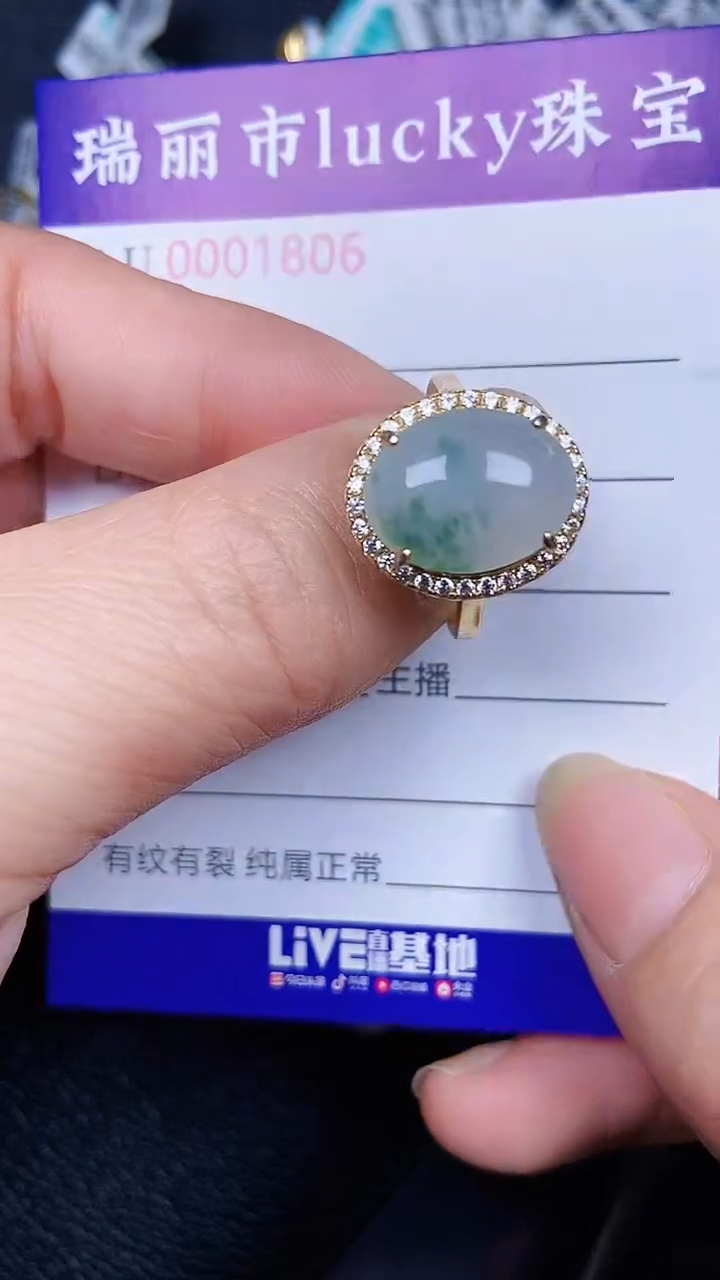 颈饰银S925镶嵌翡翠1606