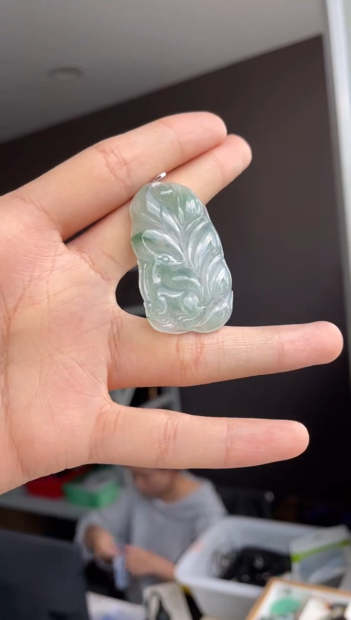 吊坠(不含链)未镶嵌翡翠天然缅甸A货翡翠