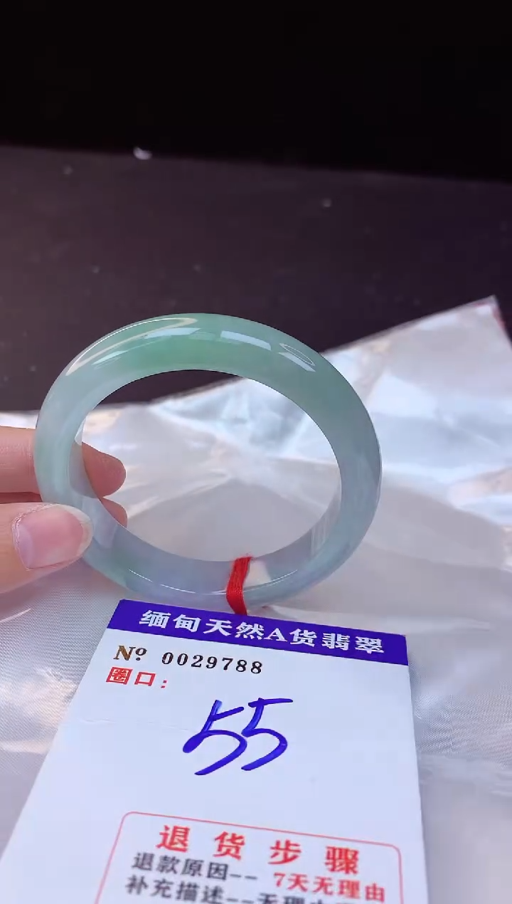 【闪购商品】翡翠手镯未镶嵌55+