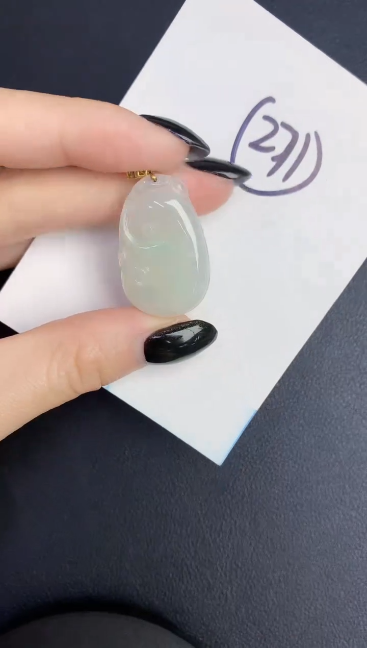 【闪购商品】翡翠18K金镶嵌颈饰0000000000